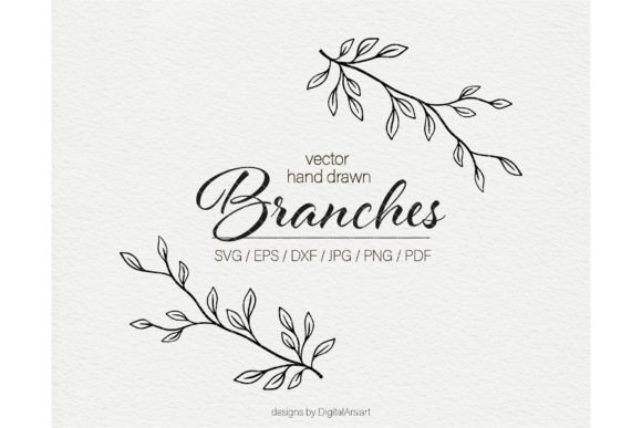 Branch SVG Floral Vector Design Review