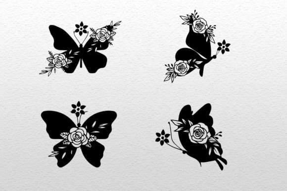 Butterfly Floral SVG Bundle