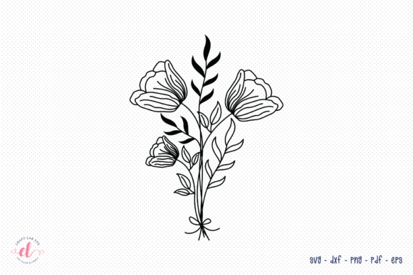 Flower Bouquet SVG – Floral SVG