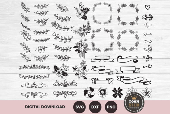 Flower Svg Bundle V3, Floral SVG