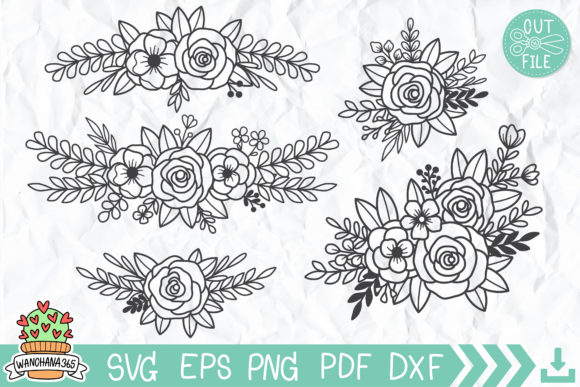 Flower SVG, Floral Svg Bundle