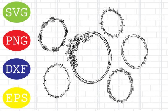 Hand Drawn Floral, Floral SVG, Wreath