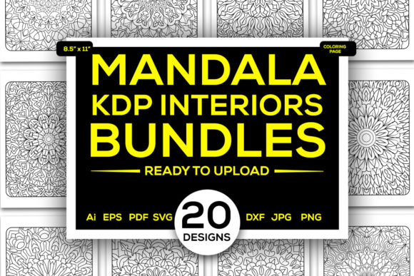 KDP Interior Floral Relax Mandala Bundle