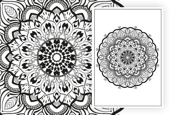 Mandala Design Coloring Pages Books