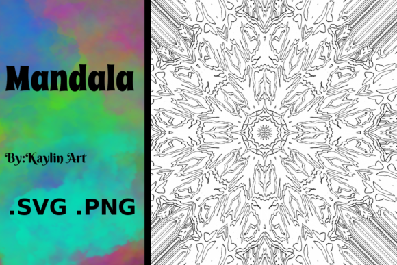Mandala Pattern Floral Coloring Colour