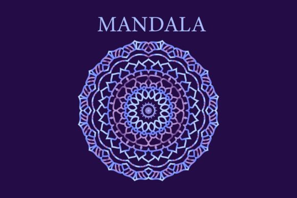 Ornament Mandala Indian Floral Design 1