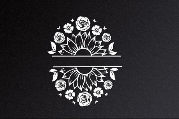 Sunflower Sing with Floral SVG