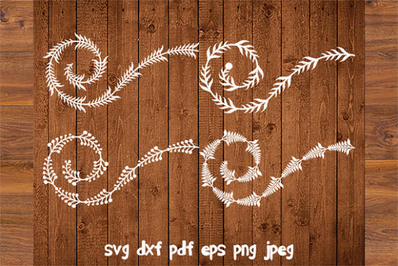 Swirls, Flourish & Floral SVG