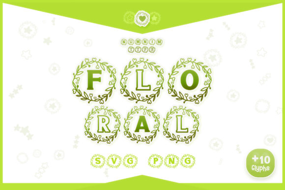 Valentine’s Floral SVG PNG Alphabet A-Z