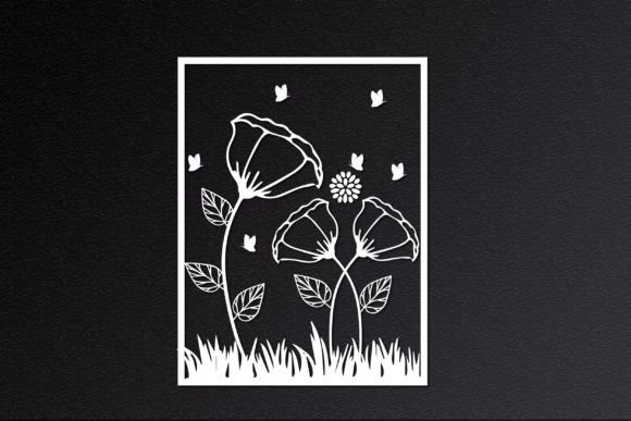 Wildflower Paper Cut Floral SVG Cut File